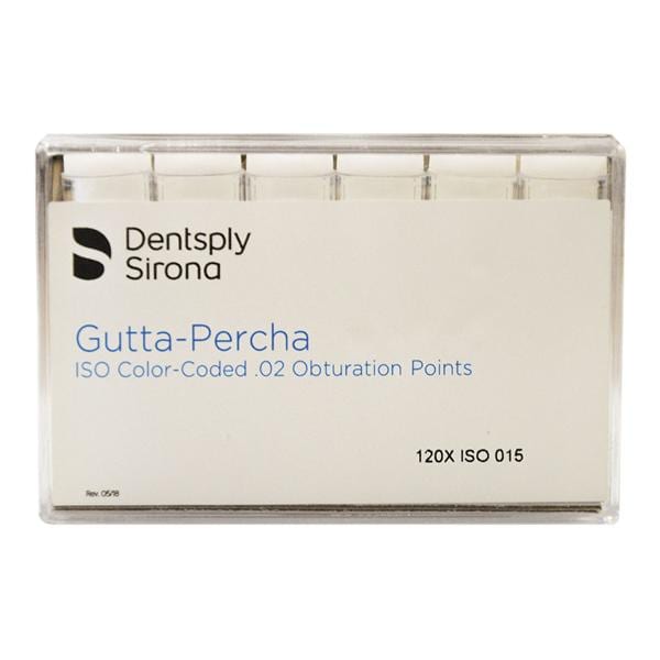 PUNTE DI GUTTAPERCA - ISO 15 - bianco