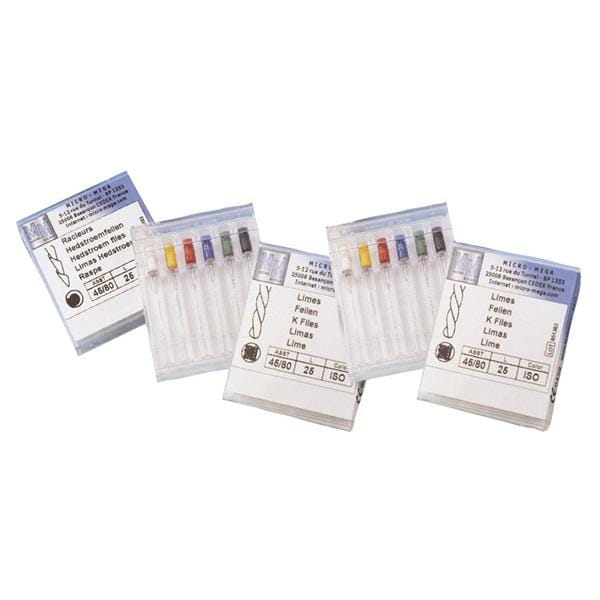 STRUMENTARIO CANALARE K-FILES (Ad esaurimento) - ISO 40 - nero