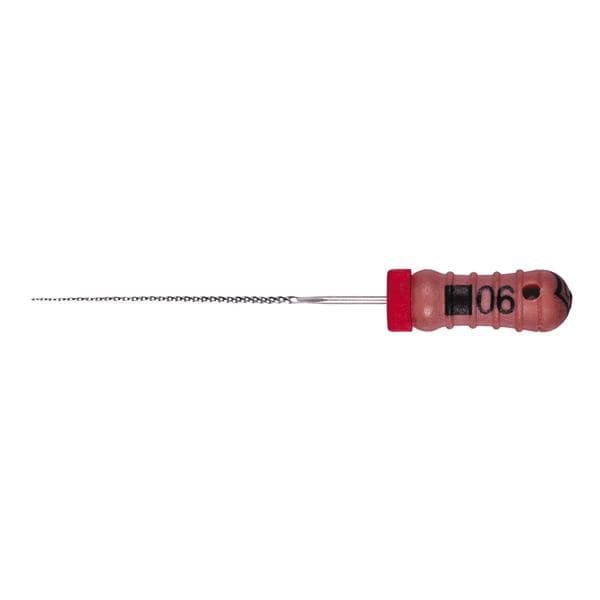 STRUMENTARIO CANALARE K-FILE CONICITA' .02 - ISO 06 - rosa - lunghezza 25 mm