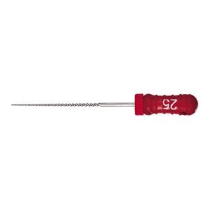 STRUMENTARIO CANALARE K-FILE CONICITA' .02 - ISO 25 - rosso - lunghezza 25 mm