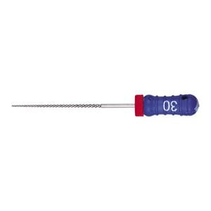STRUMENTARIO CANALARE K-FILE CONICITA' .02 - ISO 30 - blu - lunghezza 25 mm