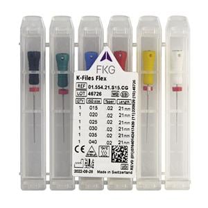 K-FILES FLEX - Assortimento 15/40 - lunghezza 21 mm