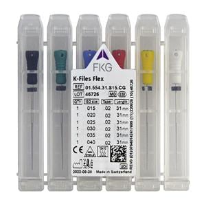 K-FILES FLEX - Assortimento 15/40 - lunghezza 31 mm