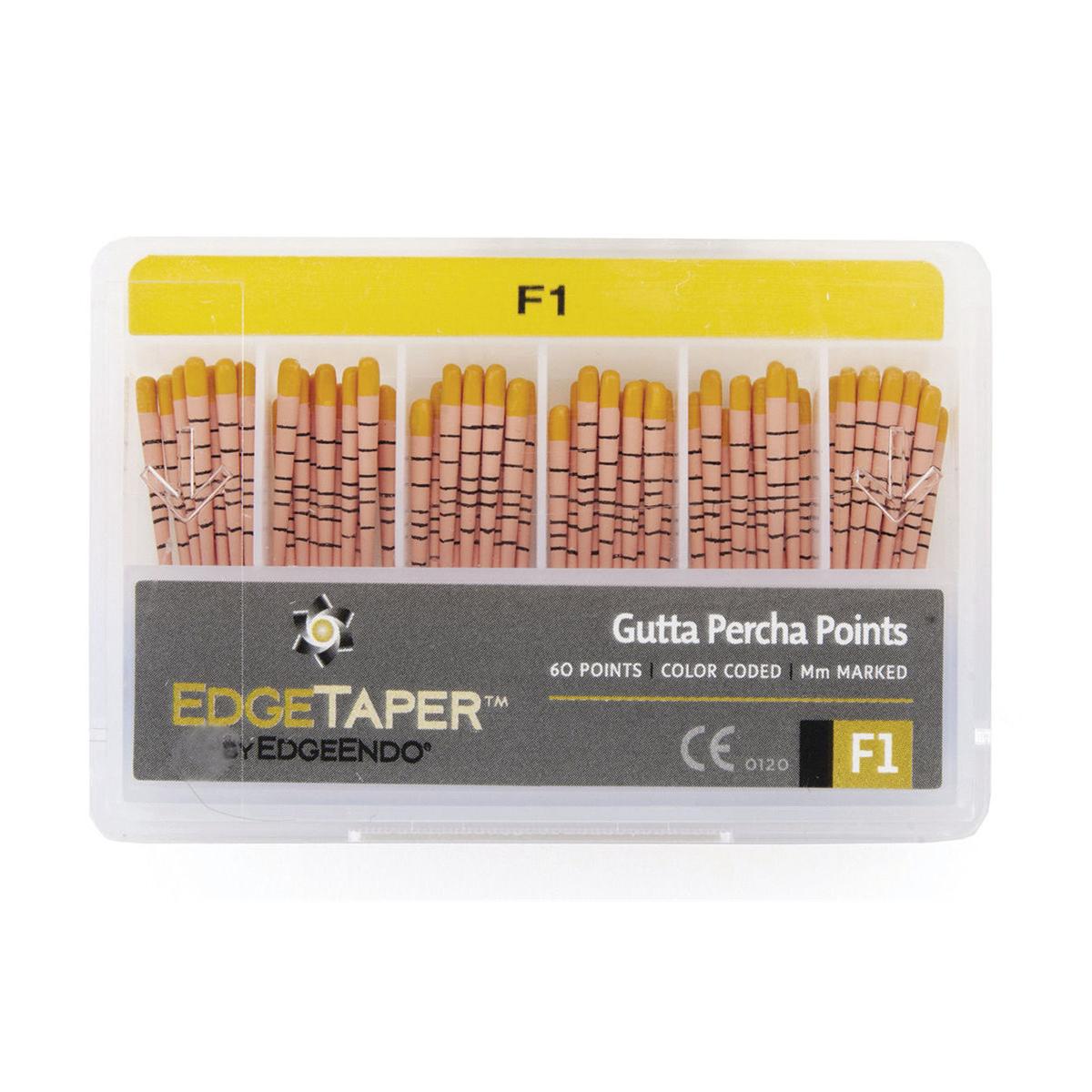PUNTE DI GUTTAPERCA EDGETAPER - F1 ISO 20