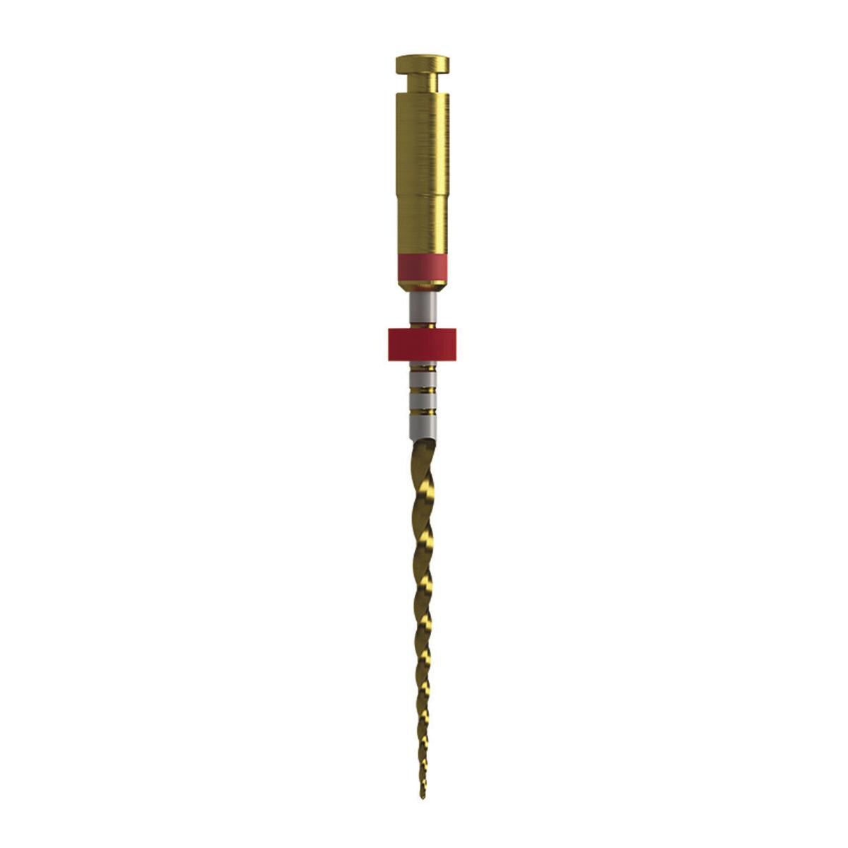 EDGETAPER BLAZE UTOPIA RICAMBI FINISHING FILES F2 CONICITA' .08 - ISO 25 - F2 rosso - Lunghezza 25 mm