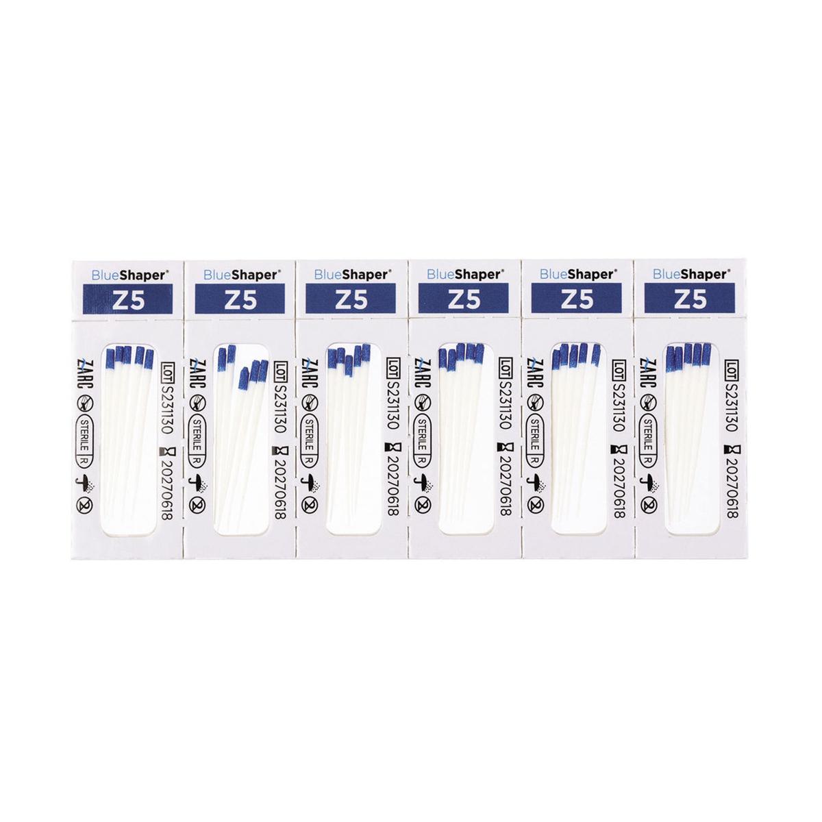 PUNTE DI CARTA BLUESHAPER STERILI - Z5 - blu
