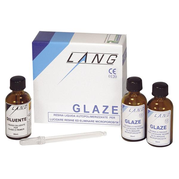 GLAZE - Kit: 2 x 30 cc di resina trasparente + 30 cc di diluente.