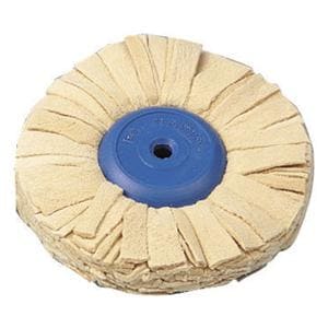 SPAZZOLE CENTRO IN PLASTICA - In camoscio sfrangiato Ø 90 mm