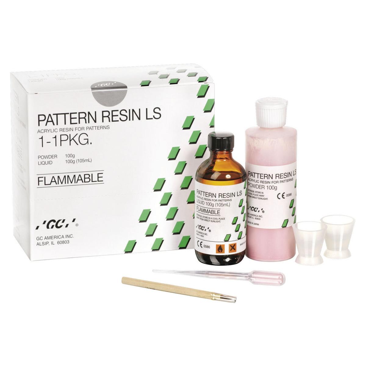 PATTERN RESIN LS KIT - Confezione: polvere da 100 g + liquido da 100 g ed accessori