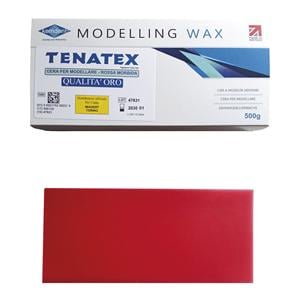 CERA TENATEX - Confezione da 500 g colore rosso