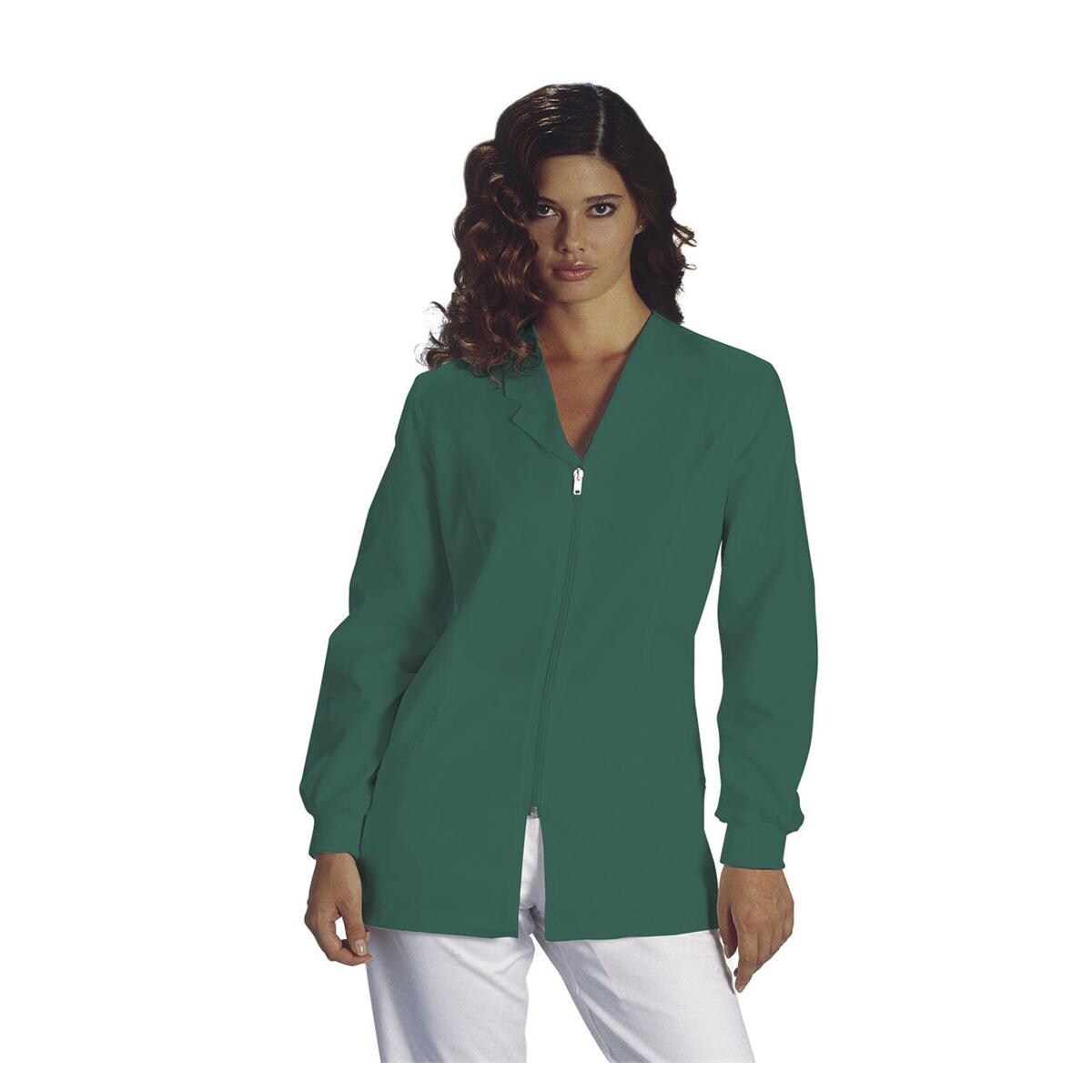 CASACCA DANY MANICA LUNGA - Taglia L - colore verde chirurgico
