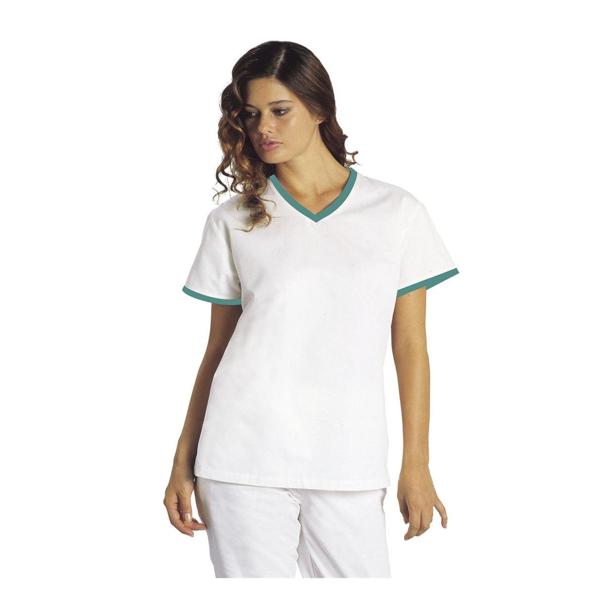 CASACCA EASY (AD ESAURIMENTO) - Taglia S - Colore bianco/verde acqua