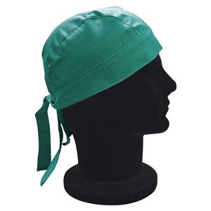 BANDANA UNISEX IN GABARDINE - Verde chirurgico