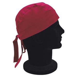 BANDANA UNISEX IN GABARDINE - Rosso rubino