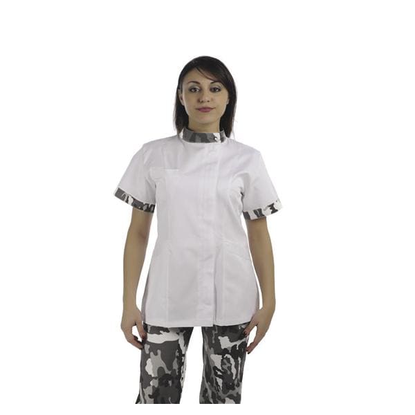 CASACCA FRIDA MANICA CORTA - Taglia S - Colore mimetico bianco/grigio