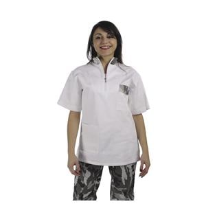 CASACCA HORIZON MANICA CORTA IN GABARDINE - Taglia S - colore bianco/grigio mimetico