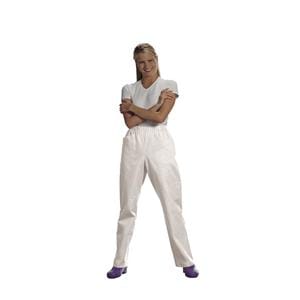 PANTALONE HOSPITAL MISTO COTONE - Taglia 40 - Colore bianco