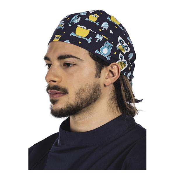 BANDANA UNISEX FANTASIA MISTO COTONE - Gufetto