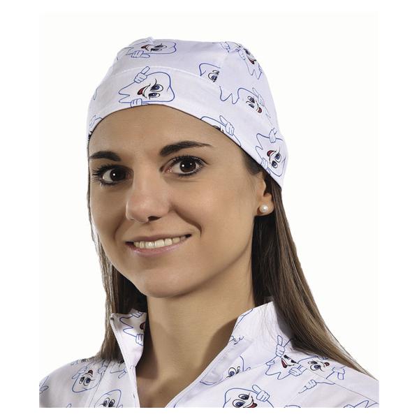 BANDANA UNISEX FANTASIA MISTO COTONE - Dentino