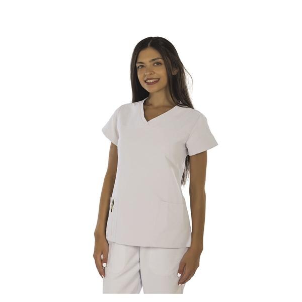 CASACCA POWER MICROFIBRA MANICA CORTA - Taglia XS - Colore bianco