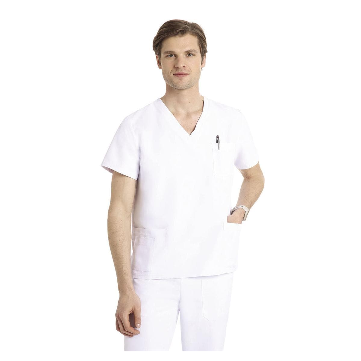 CASACCA SMART MICROFIBRA MANICA CORTA - Taglia XS - Colore bianco