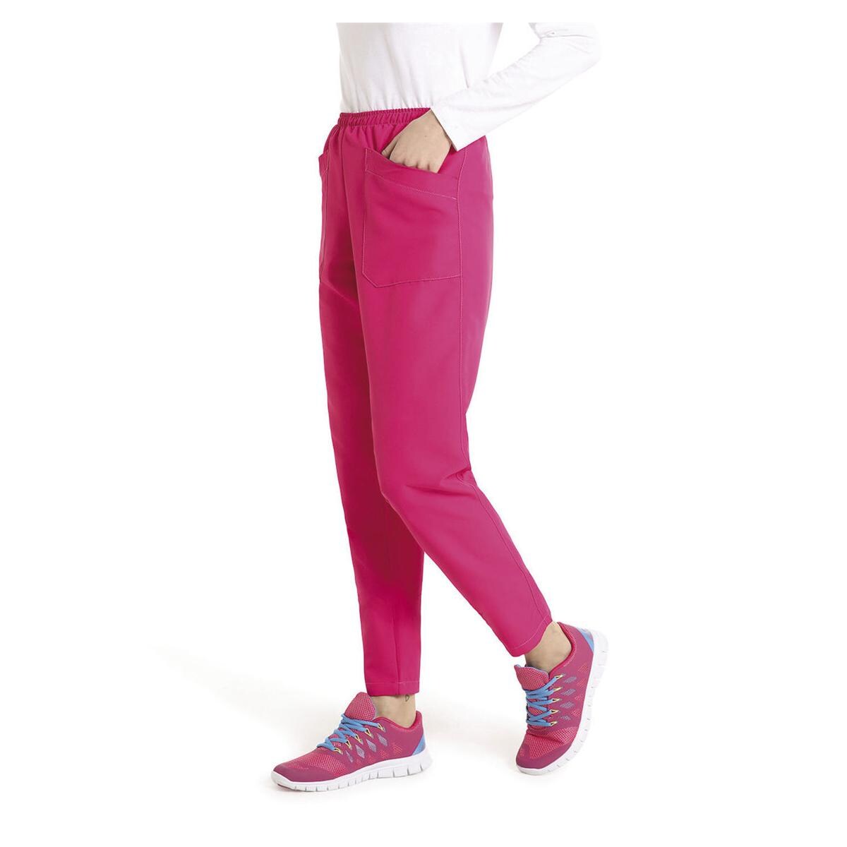 PANTALONE FAST MICROFIBRA - Taglia M - Colore rosa fucsia
