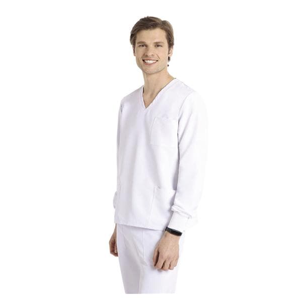 CASACCA SMART MICROFIBRA MANICA LUNGA - Taglia XS - Colore bianco