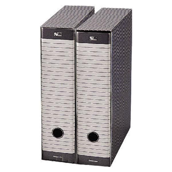 REGISTRATORI DELSO LINE - 1 bianco e grigio (per fogli max cm 23x34)
