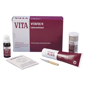 VITAFOL H - Assortimento: pasta 70 ml, liquido indurente 15 ml, cristalli adesivi 80 g, 1 blocco per miscelazione, 1 pennello.