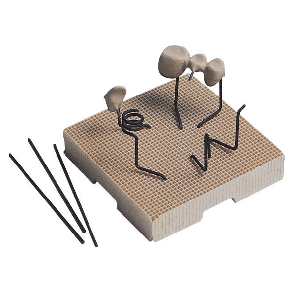 PERNI IN METALLO MESH-TRAY K RICAMBI - Confezione da 10 perni di sostegno in metallo: 6 perni preformati e 4 non preformati