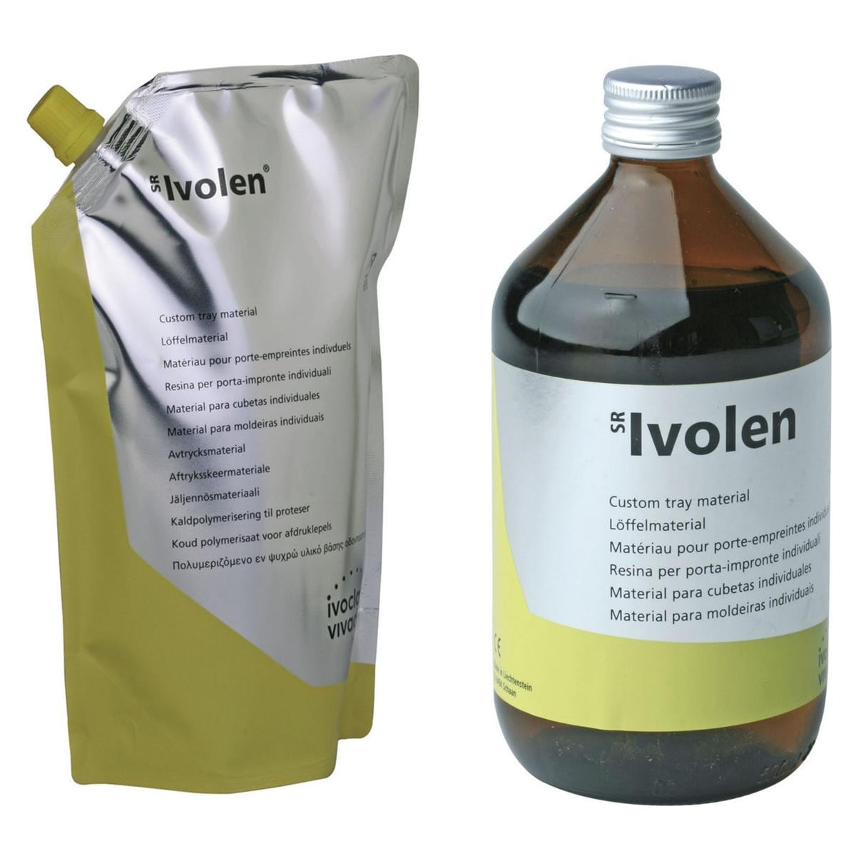 SR IVOLEN KIT - Kit contenente: 2 buste di polvere da 500 g cad., liquido da 500 ml ed accessori.