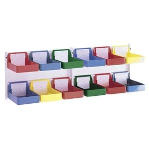 RASTRELLIERA PER VASCHETTE PORTALAVORI - Dimensioni: 112 x 33 cm