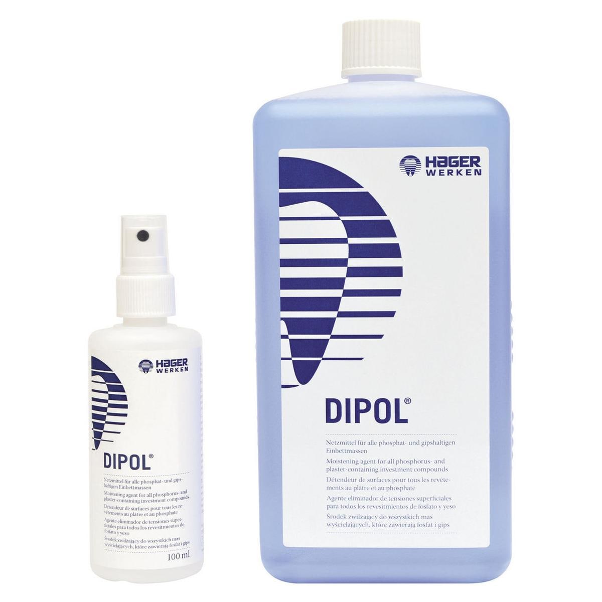 DIPOL - Flacone da 1 litro + flacone nebulizzatore vuoto da 100 ml.