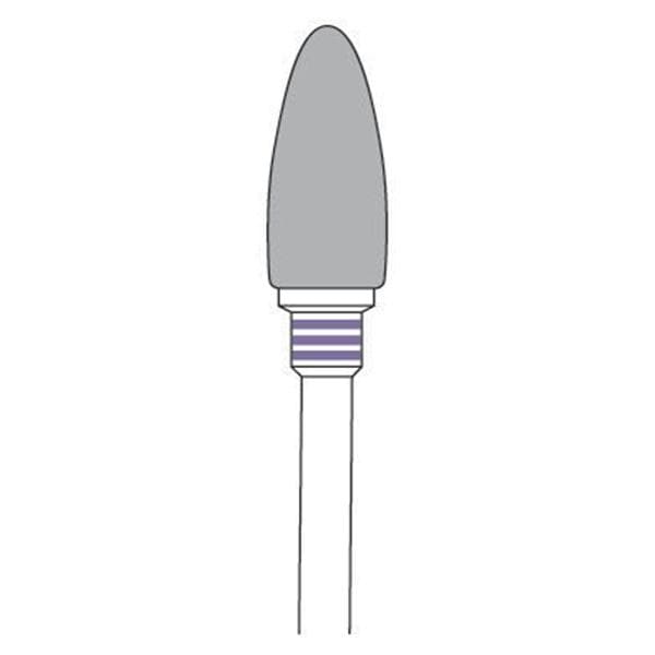 DENTATURA A SPIRALE SUPER FINE (taglio 137)TRIPLO ANELLO VIOLA - FIg.251 - Iso 274 060