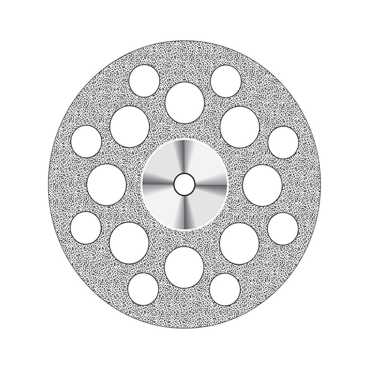 DISCHI SUPERFLEX Nr. 355-353-405-705 HP - Nr. 353 - anello rosso mm 0,15, Ø 220 (1/10 mm)