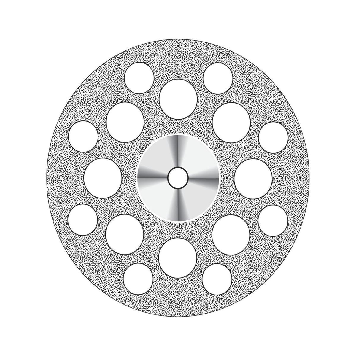 DISCHI SUPERFLEX Nr. 355-353-405-705 HP - Nr. 353 - anello blu mm 0,25, Ø 220 (1/10 mm)