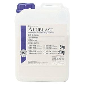 ALUBLAST OSSIDO DI ALLUMINIO - 50 &#181; - Per pulire strutture metalliche dai residui di rivestimento e dagli ossidi di fusione