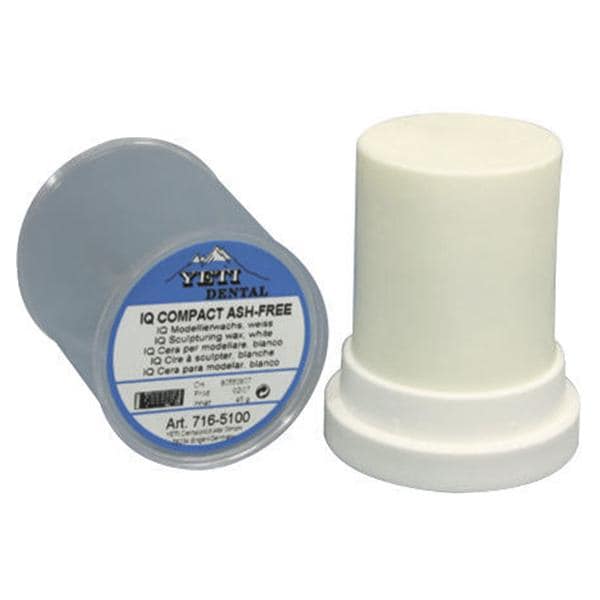 CERA IQ COMPACT ASH FREE - Cilindro da 45 g - Colore bianco