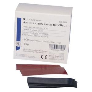 CARTA PER ARTICOLAZIONE IN STRISCE - 45 &#181; - confezione da 600 strisce miste