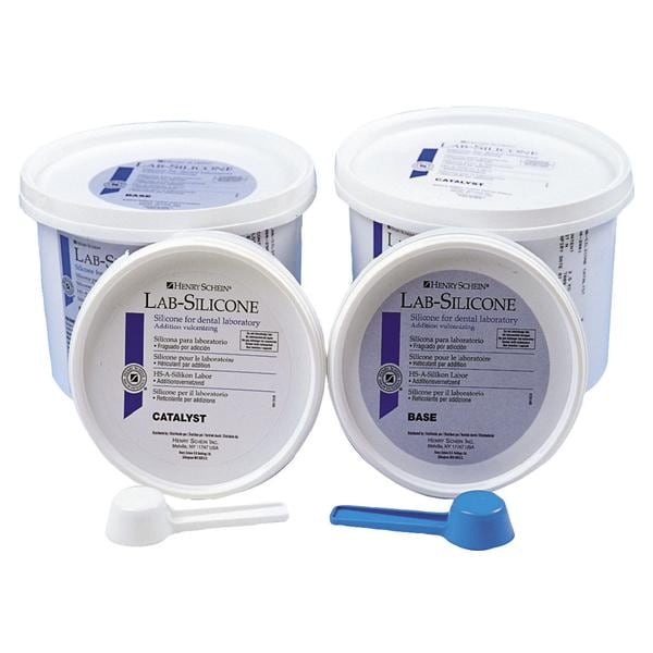 LAB SILICONE - Confezione da 1,8 Kg: 1 barattolo base da 900 g + barattolo di catalizzatore da 900 g