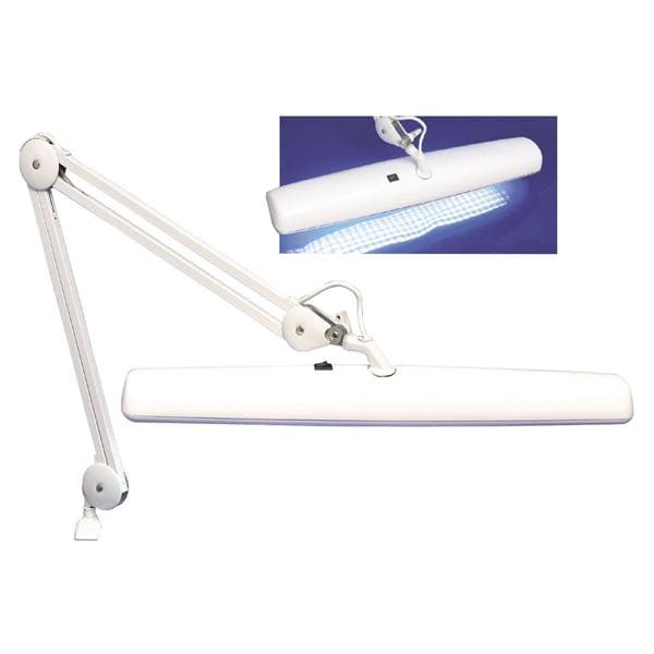 LAMPADA DA BANCO A 3 TUBI - Colore bianco