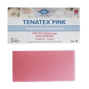 CERA TENATEX - Confezione da 500 g colore rosa