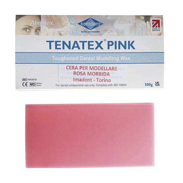 CERA TENATEX - Confezione da 500 g colore rosa