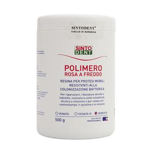 SINTODENT RESINA ROSA A FREDDO - Polvere rosa leggermente venato K - 500 g