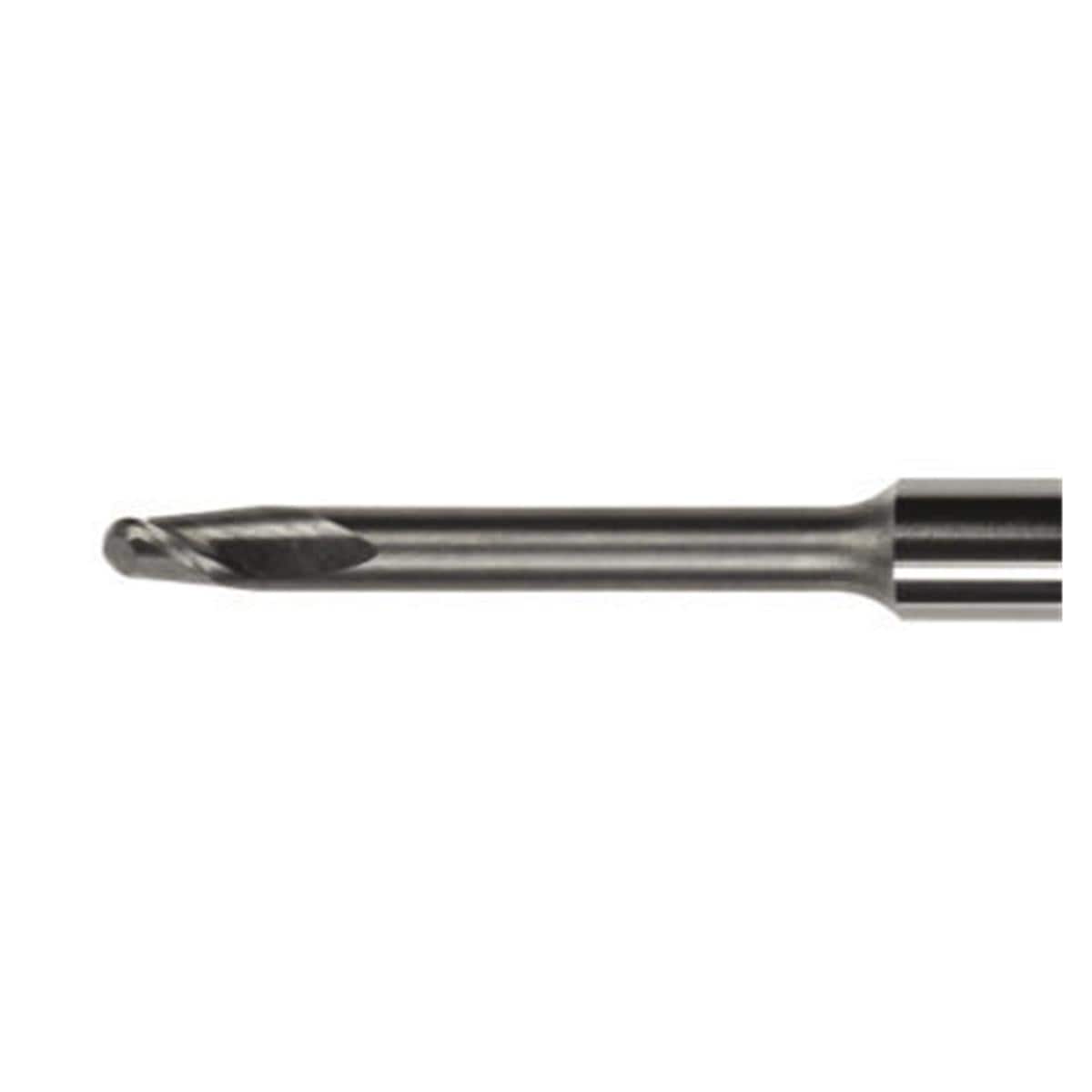 Frese per cere e plastiche - 40 mm - PMMA, per CAM S1- S2 -S5-K5/K5+- R5-E5-E4 - P200-R2-40 Fresa raggiata Ø 2,0 mm (standard)