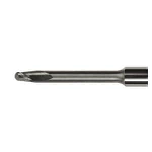 Frese per cere e plastiche - 40 mm - PMMA, per CAM S1- S2 -S5-K5/K5+- R5-E5-E4 - P200-R2-40 Fresa raggiata Ø 2,0 mm (standard)
