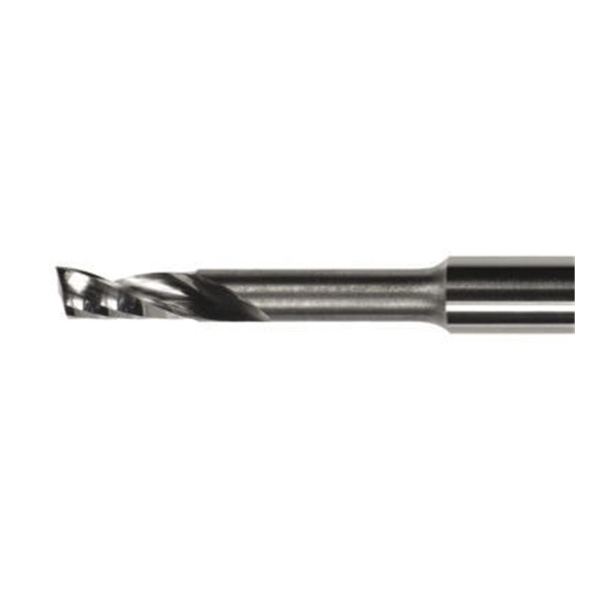 Frese per cere e plastiche - 40 mm - PMMA, per CAM S1- S2 -S5-K5/K5+- R5-E5-E4 - P250-F-1-40 Fresa monotagliente Ø 2,5 mm per sg