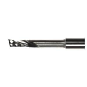 Frese per cere e plastiche - 40 mm - PMMA, per CAM S1- S2 -S5-K5/K5+- R5-E5-E4 - P250-F-1-40 Fresa monotagliente Ø 2,5 mm per sg