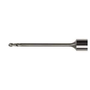 Frese per cere e plastiche - 35 mm - PMMA, per CAM K2-K4-N4/N4+/Z4 - P100-R2-35 Fresa raggiata Ø 1,0 mm