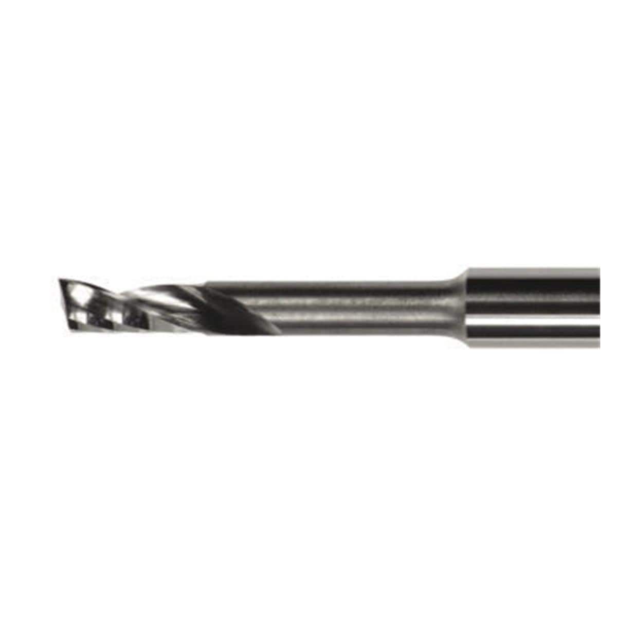 Frese per cere e plastiche - 35 mm - PMMA, per CAM K2-K4-N4/N4+/Z4 - P250-F1-35 Fresa monotagliente Ø 2,5 mm